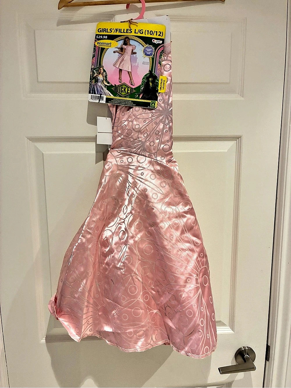 1Glinda the Good Witch costume Pink & Silver Girls Large NWT